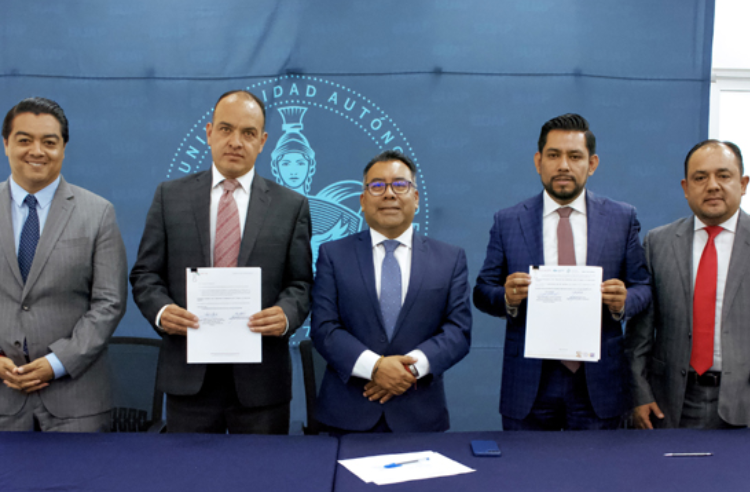 Firma BUAP convenio de colaboración con CECyTE y Conalep