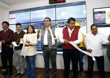 Gobernador inaugura modernización del Centro Estatal del Manejo del Fuego
