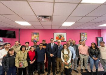 Se reúne el senador Armenta con migrantes en Nueva Jersey