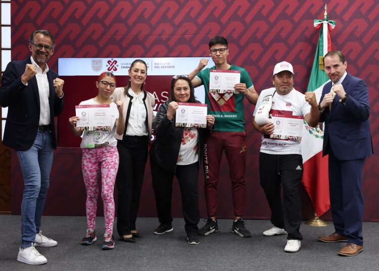 Sheinbaum invita a Clase Masiva de Box 2023