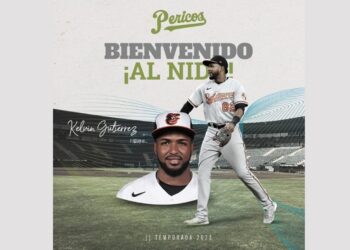 Kelvin Gutiérrez, nuevo pelotero de Pericos de Puebla