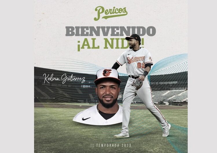 Kelvin Gutiérrez, nuevo pelotero de Pericos de Puebla