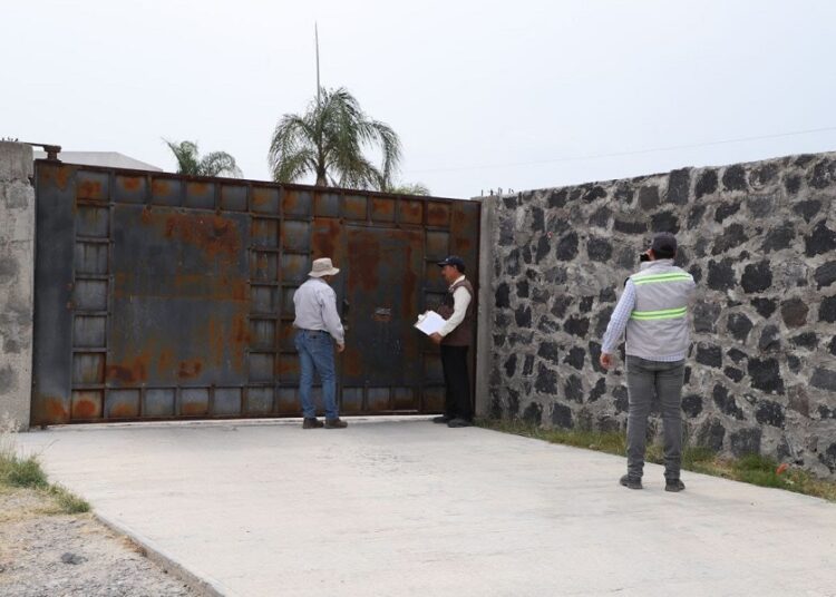 Denuncian predio en San Andrés Cholula por aprovechamiento ilegal de aguas subterráneas