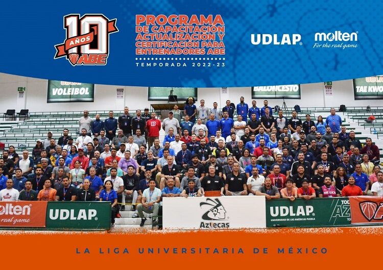 Culmina curso de capacitación para entrenadores de Liga ABE