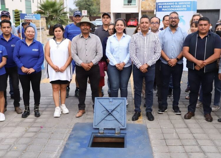Mejoran servicio de agua potable en fraccionamientos de San Andrés Cholula