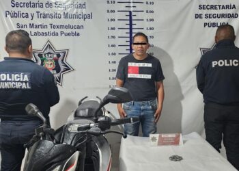 Detienen a persona por conducir motocicleta con números de identificación alterados en SMT