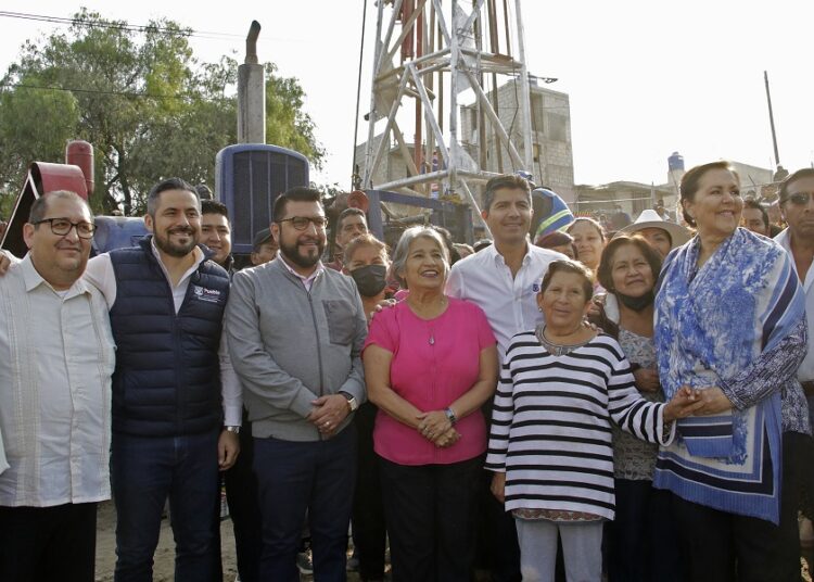 ERP supervisa construcción de pozo de agua potable en San Jerónimo Caleras