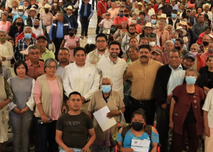 Abdala supervisa operativo de pago del bimestre mayo– junio 2023 en Tzicatlacoyan y Tecali