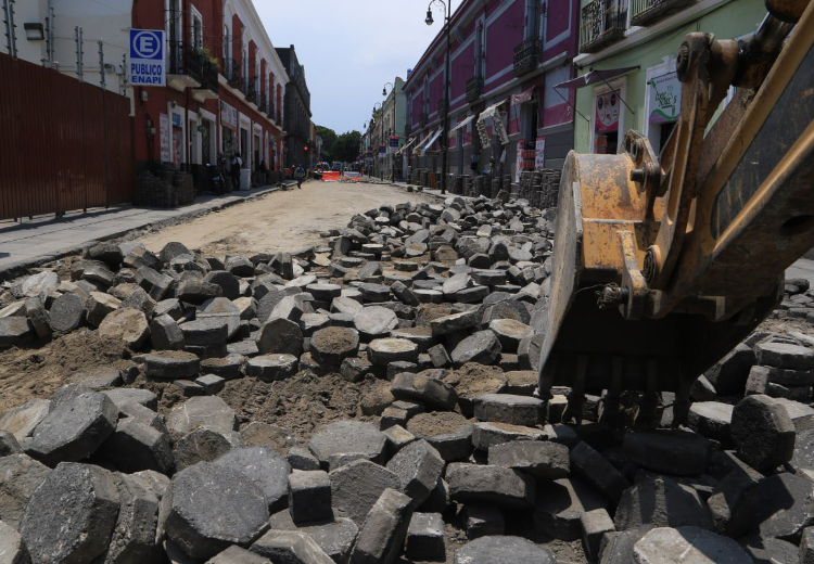 Avanza rehabilitación de calles del centro histórico