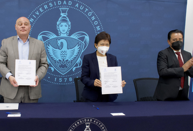 BUAP firma convenio de colaboración con Fundación Mexicana para la Salud