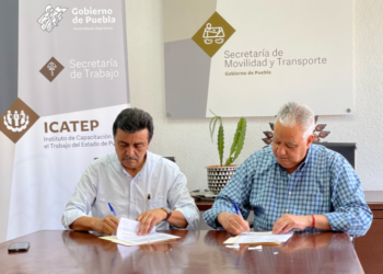 Movilidad firma convenio con ICATEP en beneficio de operadores del transporte público