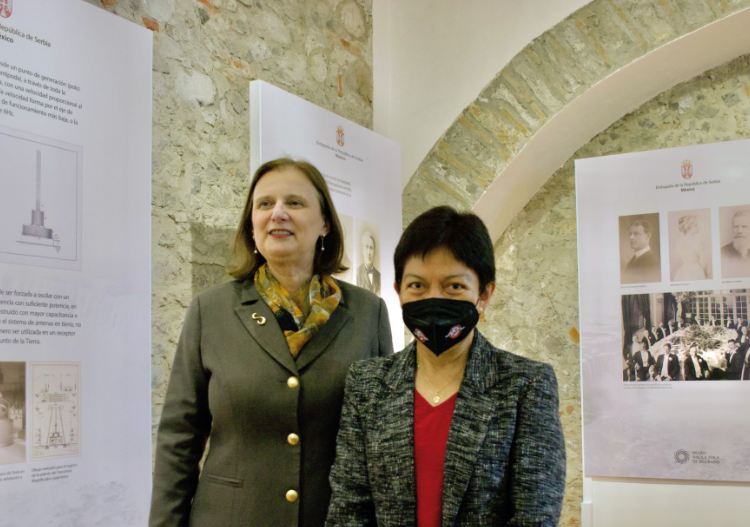 Lilia Cedillo inaugura exposición Energía para el futuro: Nikola Tesla