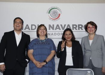 Nadia Navarro expresa aspiraciones a gubernatura