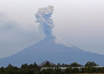 Actividad del Popocatépetl se mantiene estable