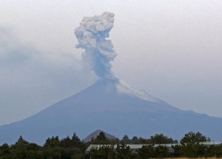 Actividad del Popocatépetl se mantiene estable