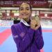 Ana Valeria Ruedas, orgullosa de su medalla de oro