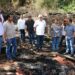 Céspedes reitera respaldo a quienes combaten incendio en Zacatlán