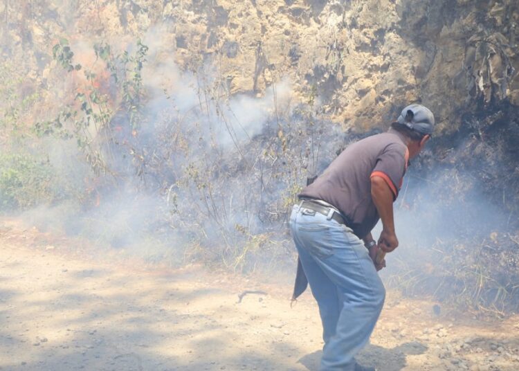 Incendio forestal en Zacatlán, controlado al 80%