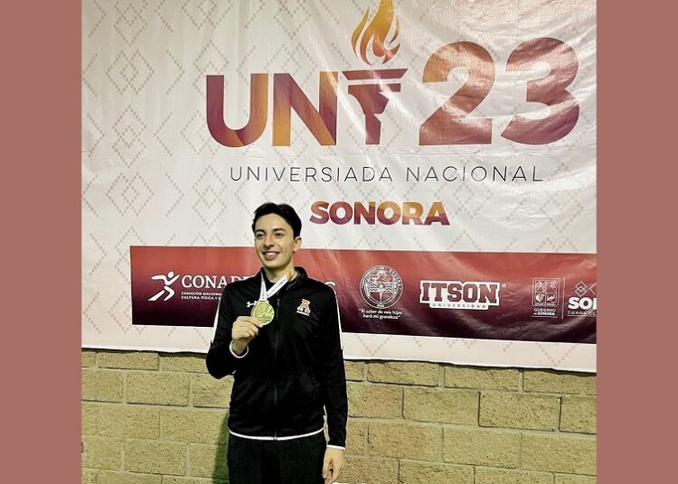 Juan Pablo Esquivel, campeón de TKD en Universiada Nacional 2023