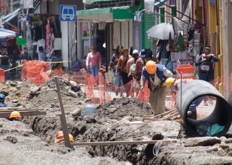 Avanza rehabilitación de calles del Centro Histórico
