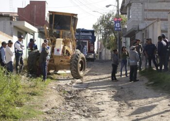 ERP inicia obra de rehabilitación en Calle Tulipanes