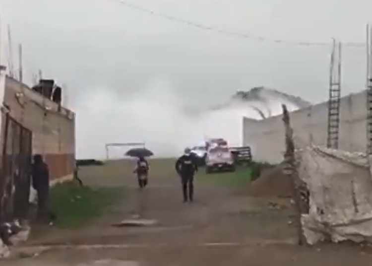 Se registra fuga de hipoclorito de sodio en San Jerónimo Caleras
