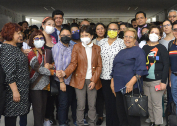 Lilia Cedillo inaugura sala de lactancia en la Preparatoria Benito Juárez