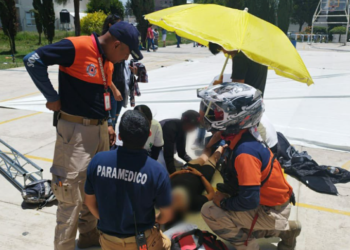 Seis estudiantes del Cedat en San Andrés  lesionados tras caída de lona