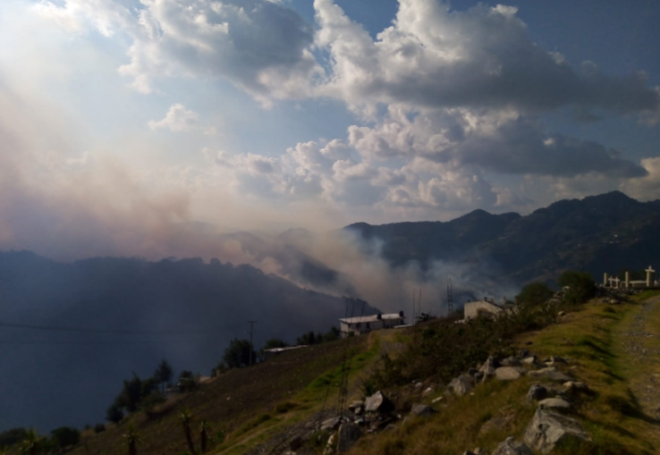 Incendio en Zacatlán controlado al 95% y extinguido en un 85%