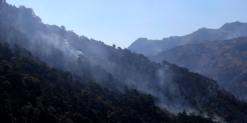 Fue extinguido el incendio forestal de Zacatlán