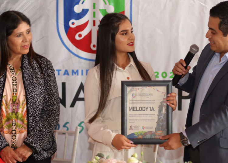 Melody 1ª llevará la corona en Fiesta Patronal en honor a Santiago Apóstol