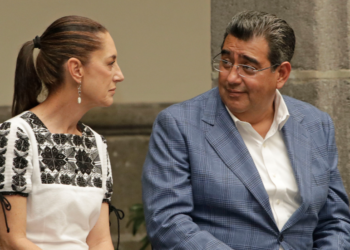 Puebla tiene un gran líder en el gobernador Sergio Salomón: Claudia Sheinbaum