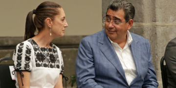 Puebla tiene un gran líder en el gobernador Sergio Salomón: Claudia Sheinbaum