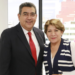 El gobernador Sergio Salomón felicita a Delfina Gómez