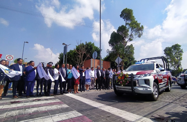 Tlatehui entrega 9 patrullas para juntas auxiliares, inspectorías y delegación Atlixcáyotl