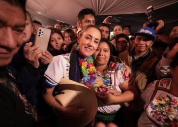 Claudia Sheinbaum recorre Michoacán