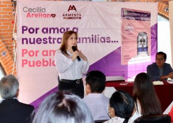 Ceci Arellano realiza jornada para promover nutrición equilibrada en Amozoc