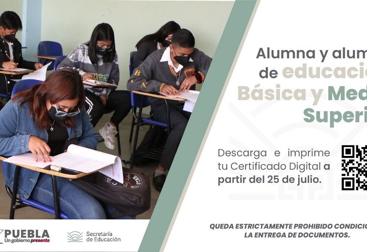 SEP anuncia descarga e impresión de certificados