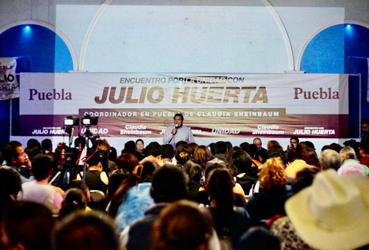 Julio Huerta continúa acumulando respaldo en la capital