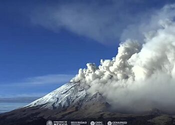 Mantiene Segob monitoreo permanente del  Popocatépetl
