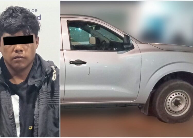 SSC recupera camioneta robada y detiene a delincuente