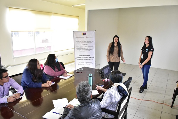 Fortalece gobierno estatal trabajo en Derechos Humanos y violencia de género