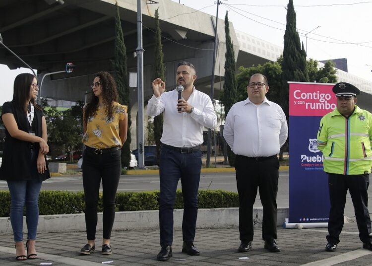 Invierten 5.5 mdp en balizamiento de Calzada Ignacio Zaragoza y Diagonal Defensores de la República