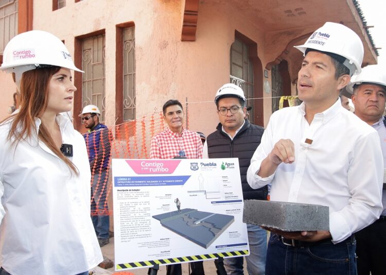 Rehabilitación de calles en Centro Histórico presenta avance del 35%