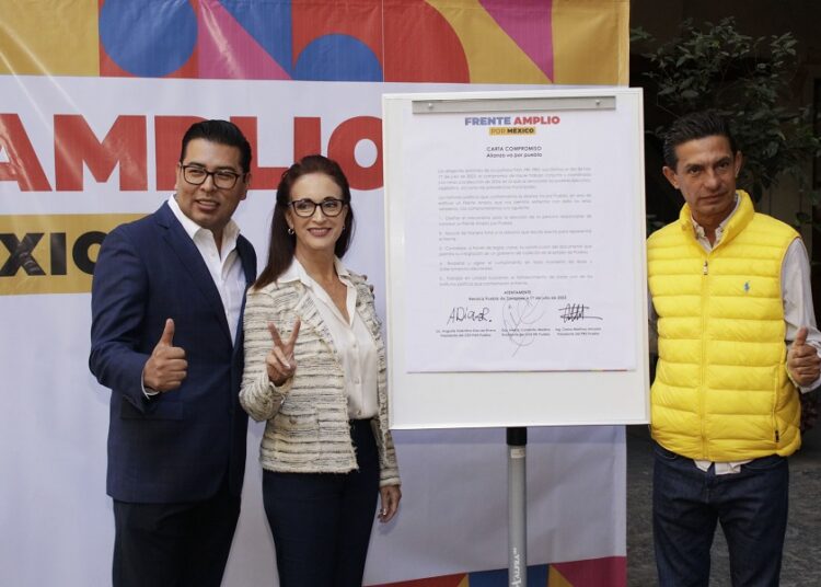 Pactan creación de Frente Amplio por Puebla