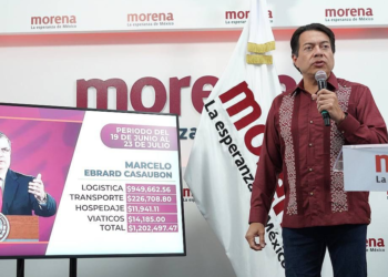 Mario Delgado presenta informe de gastos de “corcholatas” de Morena