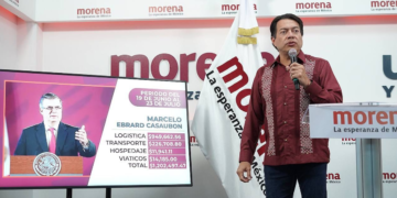 Mario Delgado presenta informe de gastos de “corcholatas” de Morena
