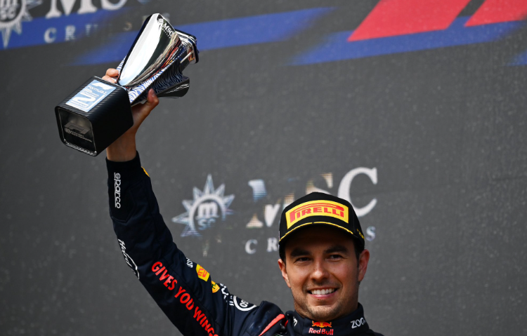 Verstappen y Pérez hacen el 1-2 en GP de Bélgica