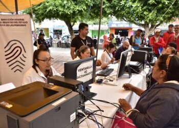 Segob trabaja para brindar servicio eficiente en Registro Civil