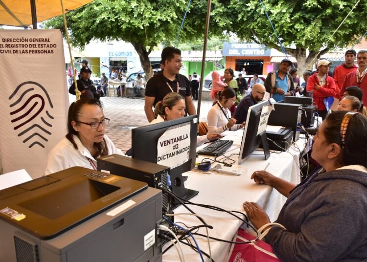 Segob trabaja para brindar servicio eficiente en Registro Civil